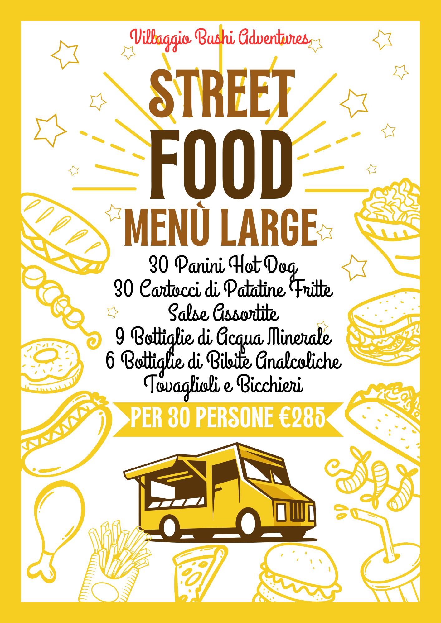 Menù Street Food Large