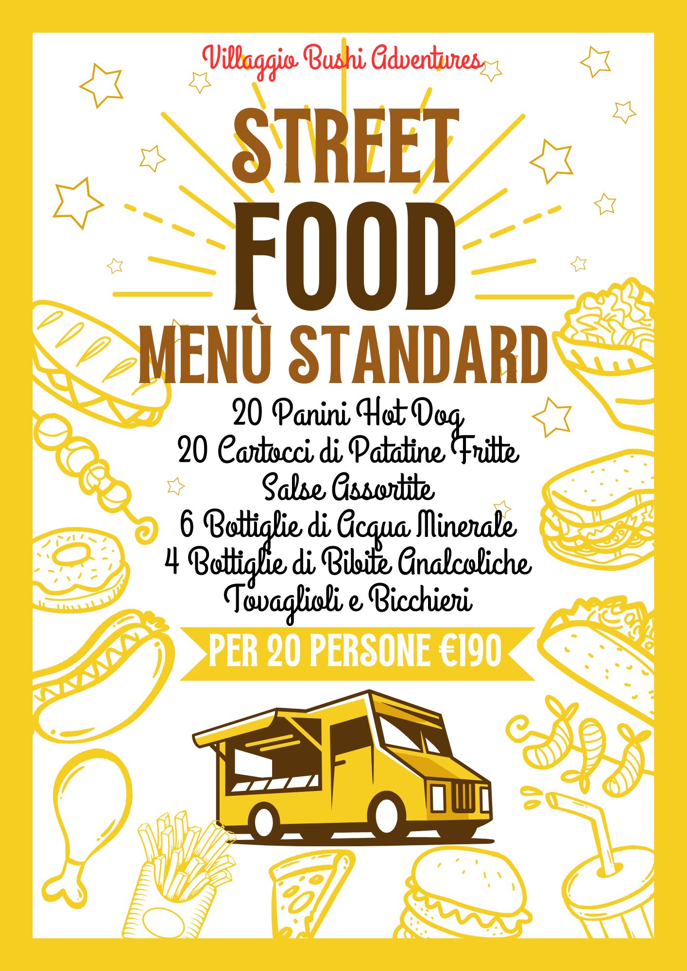 Menù Street Food Standard